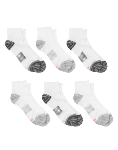 Hanes X-Temp Women's Ankle Socks, Extended Sizes, 6-Pairs