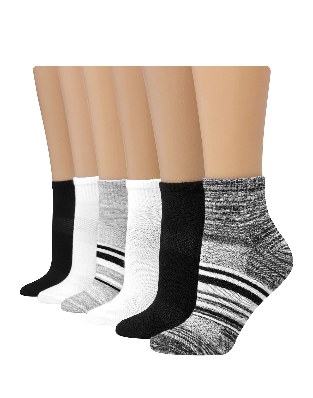 Hanes X-Temp Women's Ankle Socks, 6-Pairs