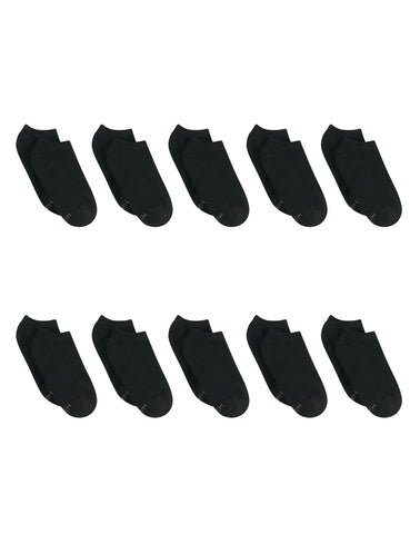 Hanes Women's Athletic No Show Socks, Full Sole Cushion, 10-Pairs