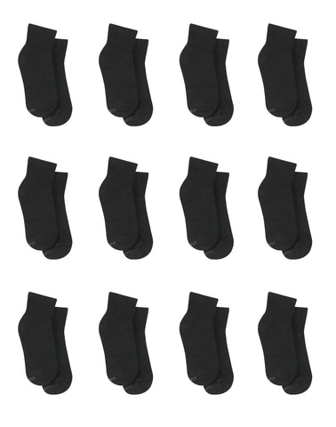 Hanes Women's Athletic Ankle Socks, Full Sole Cushion, 10-Pairs
