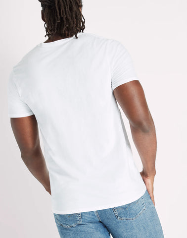 Hanes Ultimate Big Men's White T-Shirt Pack, Stretch Cotton, 3-Pack (Big & Tall Sizes)