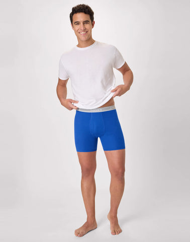 Hanes Men's Cotton Boxer Brief Underwear Super Value Pack, Assorted Solids, 10-Pack
