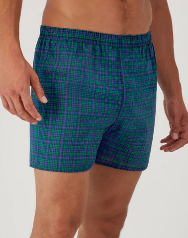 Hanes Ultimate Men's Boxer Underwear, Moisture-Wicking, Tartan Plaids, 5-Pack
