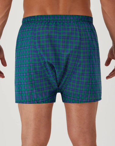 Hanes Ultimate Men's Boxer Underwear, Moisture-Wicking, Tartan Plaids, 5-Pack