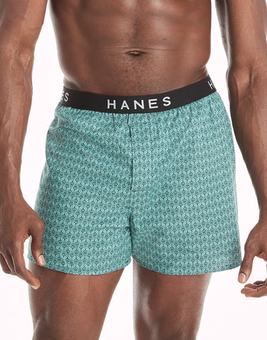 Hanes Ultimate Men's Boxer Underwear, Moisture-Wicking, 5-Pack