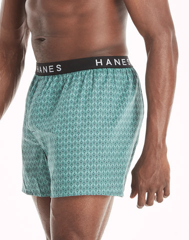 Hanes Ultimate Men's Boxer Underwear, Moisture-Wicking, 5-Pack