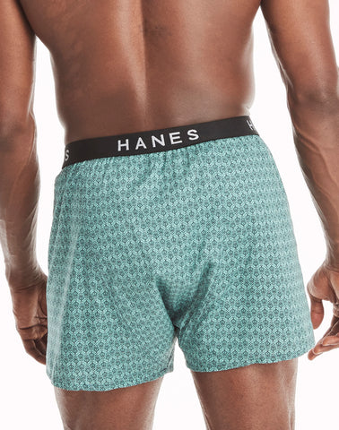Hanes Ultimate Men's Boxer Underwear, Moisture-Wicking, 5-Pack