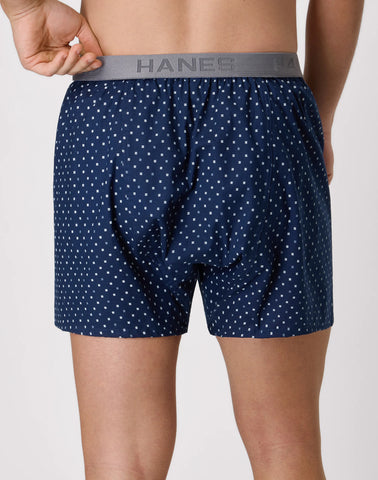 Hanes Ultimate Men's Woven Boxer Underwear, Assorted Plaids & Prints, 5-Pack