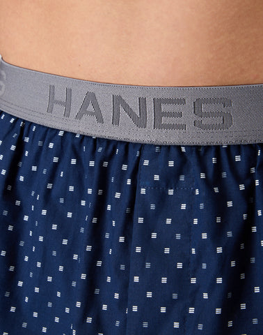 Hanes Ultimate Men's Woven Boxer Underwear, Assorted Plaids & Prints, 5-Pack