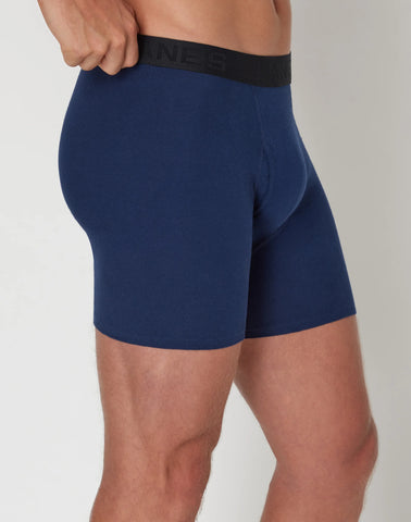 Hanes Ultimate Men’s Cotton Boxer Brief Underwear, Comfort Flex Waistband, Assorted, 5-Pack