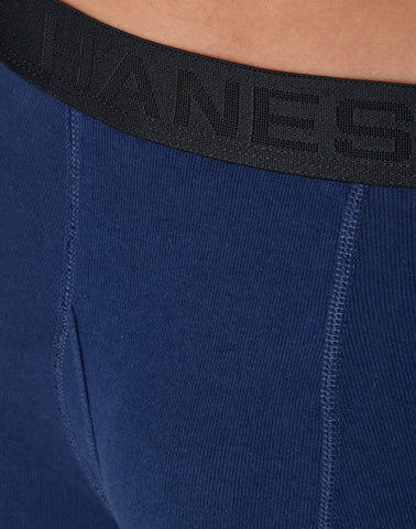 Hanes Ultimate Men’s Cotton Boxer Brief Underwear, Comfort Flex Waistband, Assorted, 5-Pack