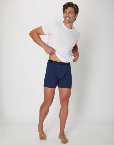 Hanes Ultimate Men’s Cotton Boxer Brief Underwear, Comfort Flex Waistband, Assorted, 5-Pack