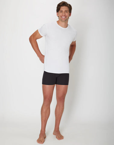 Hanes Ultimate Men’s Cotton Boxer Brief Underwear, Comfort Flex Waistband, Black/Grey, 5-Pack