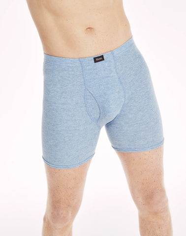 Hanes Ultimate Men's Boxer Brief Underwear, ComfortSoft Waistband, 5-Pack