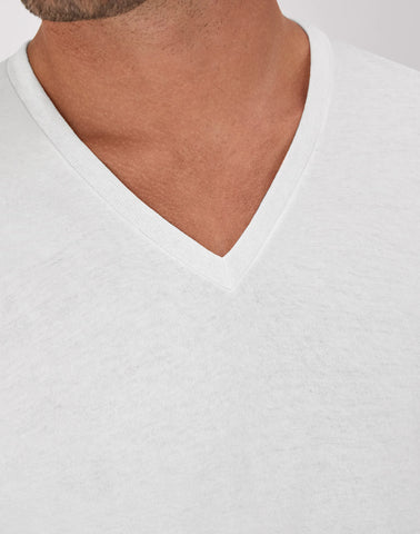 Hanes Men's Undershirt Pack, V-Neck, Moisture-Wicking Cotton with Odor Control, 6-Pack