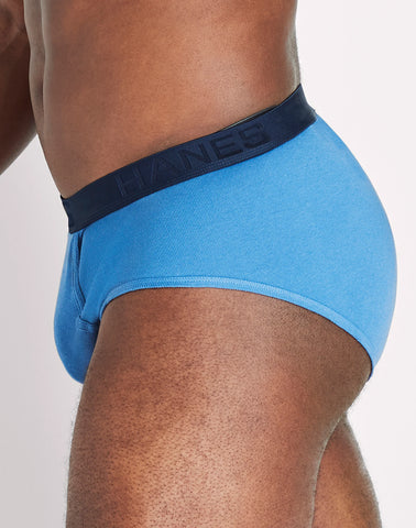 Hanes Ultimate Big Men’s Brief Underwear, Assorted Solids, 6-Pack, (Big & Tall Sizes)
