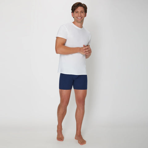 Hanes Ultimate Men’s Undershirt Pack, Ringspun Cotton, White, 6-Pack