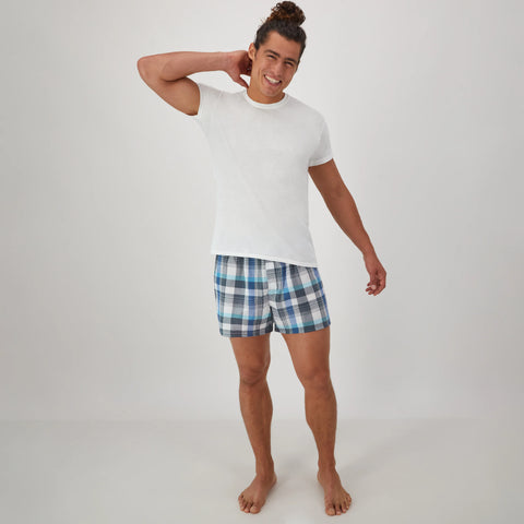 Hanes Men's Boxer Underwear, Moisture-Wicking, Plaids, 6-Pack