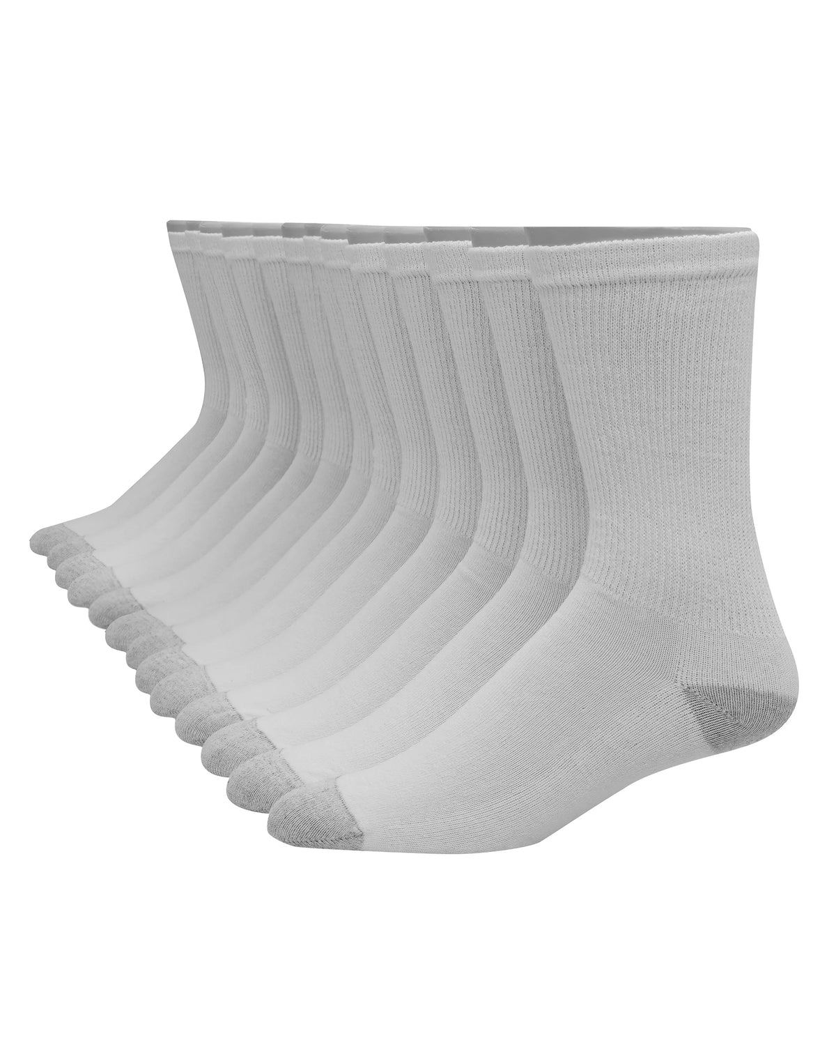 Hanes Ultimate Men's Crew Socks, 12-Pairs