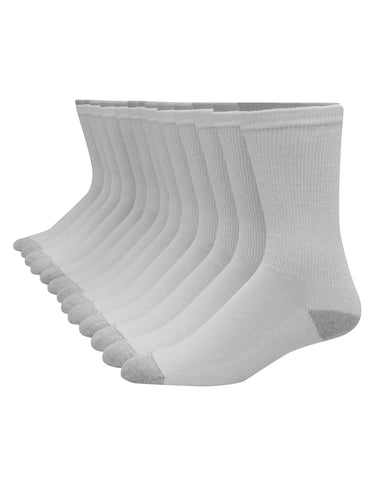 Hanes Ultimate Men's Crew Socks, 12-Pairs