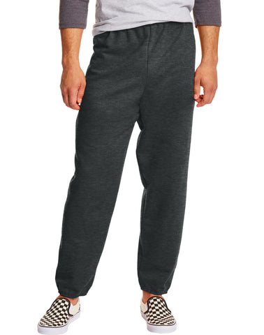 Hanes EcoSmart Men's Fleece Sweatpants, Value 2-Pack, 32