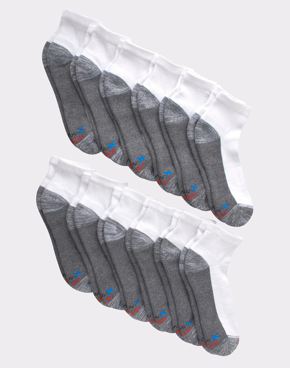 Hanes Men's X-Temp Cushioned Ankle Socks, 12-Pairs