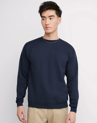 Hanes EcoSmart Men's Fleece Sweatshirt, Value 2-Pack (Big & Tall Sizes Available)