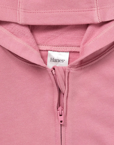 Hanes Pure Comfort Baby Lightweight French Terry Full-Zip Hoodie, Organic Cotton, Boys & Girls