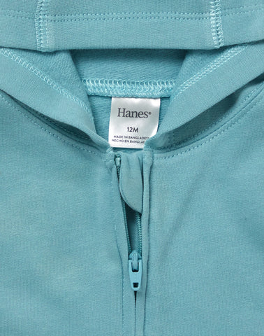 Hanes Pure Comfort Baby Lightweight French Terry Full-Zip Hoodie, Organic Cotton, Boys & Girls