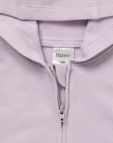 Hanes Pure Comfort Baby Lightweight French Terry Full-Zip Hoodie, Organic Cotton, Boys & Girls