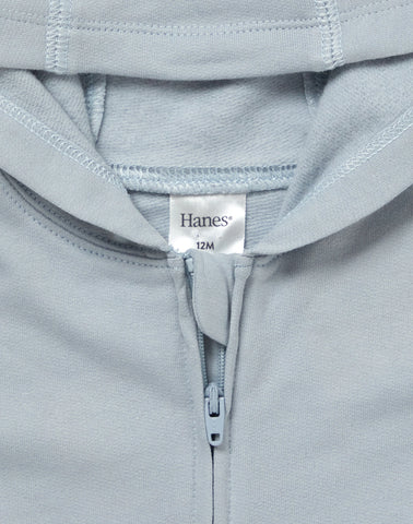 Hanes Pure Comfort Baby Lightweight French Terry Full-Zip Hoodie, Organic Cotton, Boys & Girls