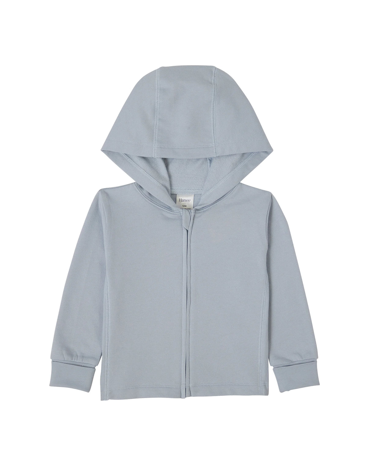 Hanes Pure Comfort Baby Lightweight French Terry Full-Zip Hoodie, Organic Cotton, Boys & Girls