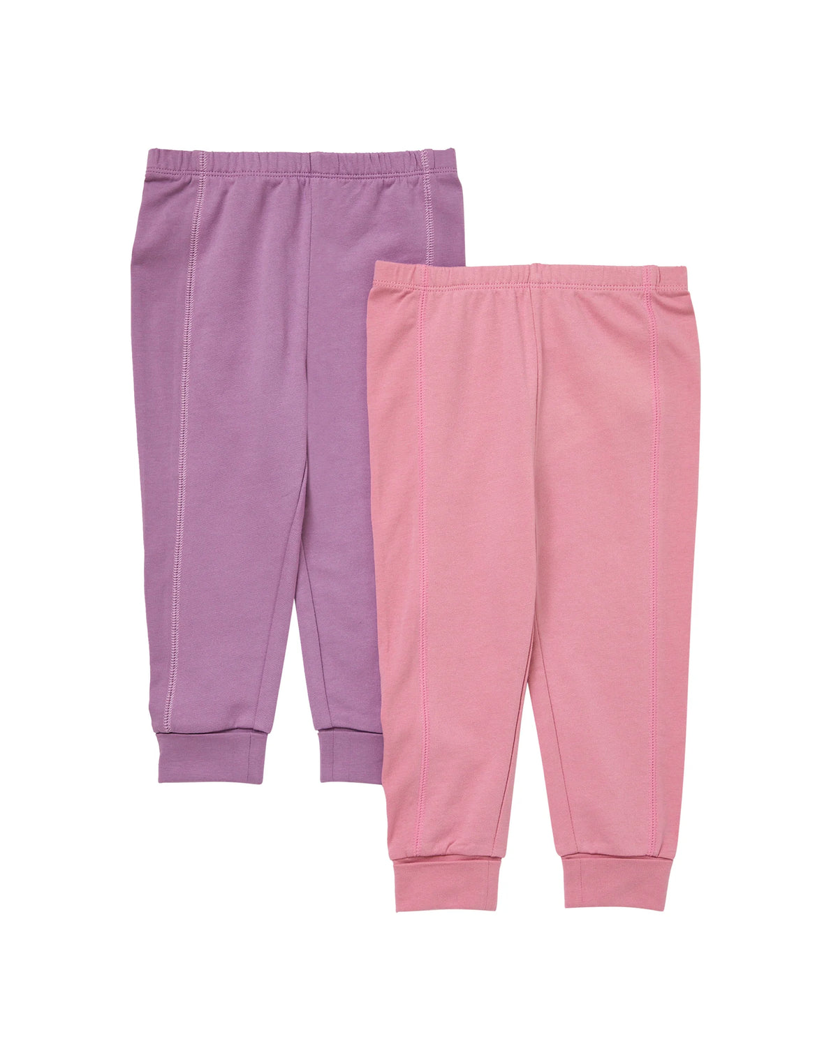 Hanes Pure Comfort Baby French Terry Joggers, Organic Cotton, Boys & Girls, 2-Pack