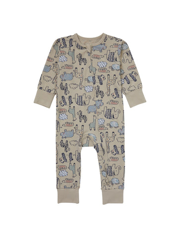 Hanes Pure Comfort Baby Long Sleeve Footless Sleep N' Play, Organic Cotton, Boys & Girls