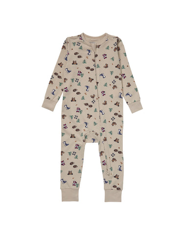 Hanes Pure Comfort Baby Long Sleeve Footless Sleep N' Play, Organic Cotton, Boys & Girls