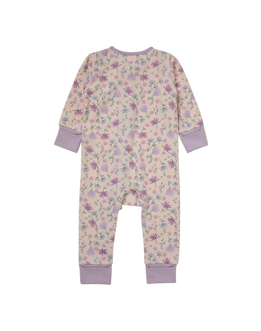 Hanes Pure Comfort Baby Long Sleeve Footless Sleep N' Play, Organic Cotton, Boys & Girls