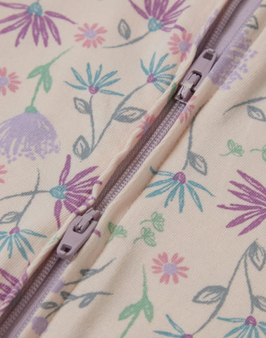 Hanes Pure Comfort Baby Long Sleeve Footless Sleep N' Play, Organic Cotton, Boys & Girls