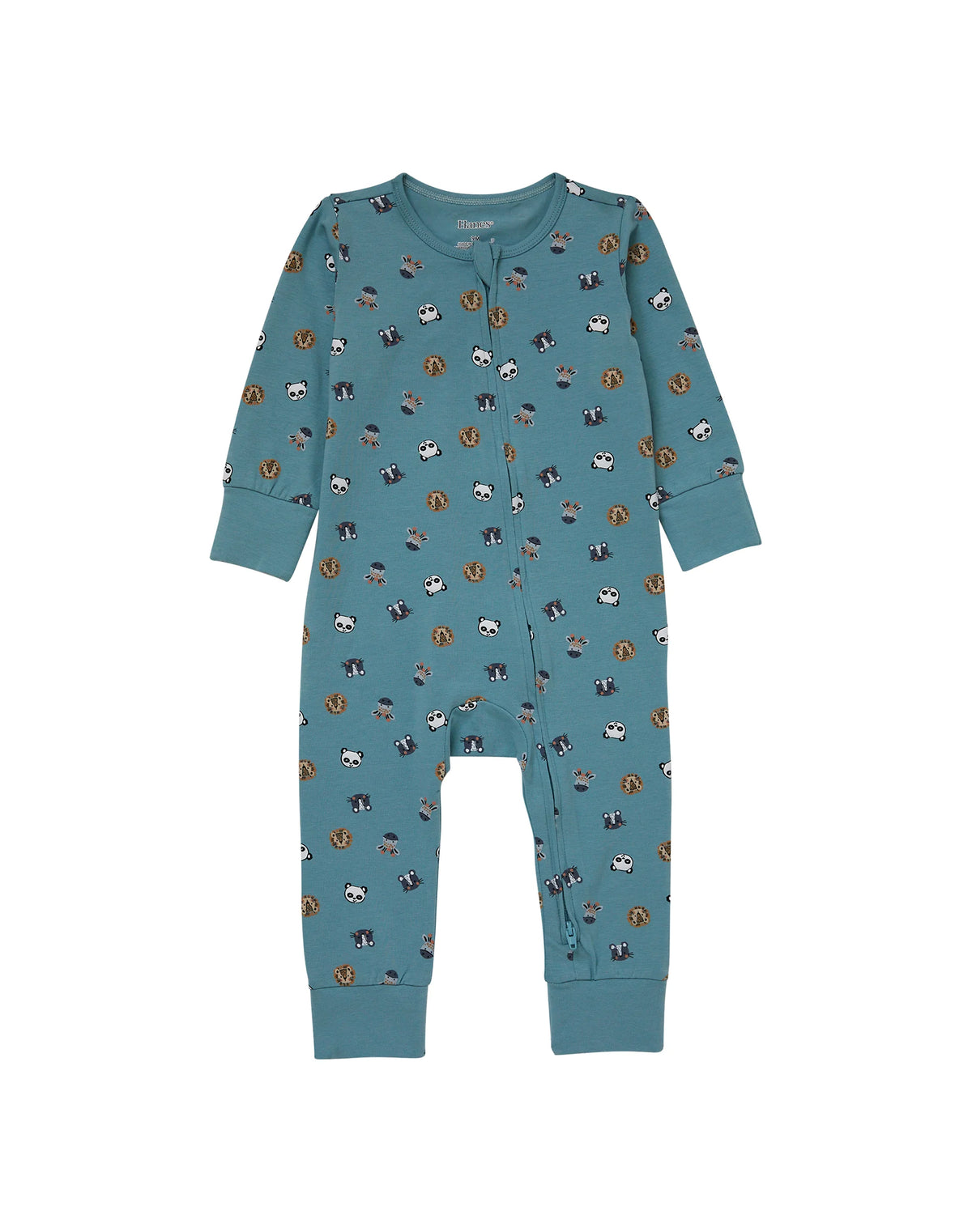 Hanes Pure Comfort Baby Long Sleeve Footless Sleep N' Play, Organic Cotton, Boys & Girls