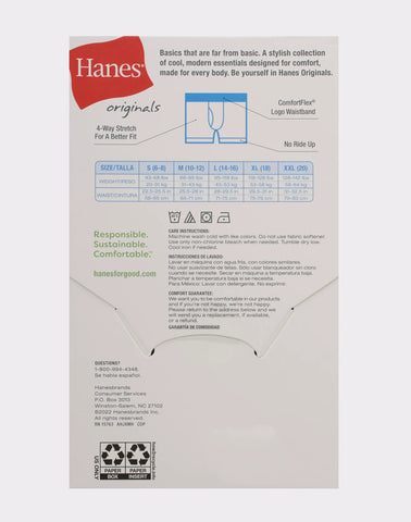 Hanes Originals Boys' Boxer Brief Underwear, Camo & Assorted, 5-Pack