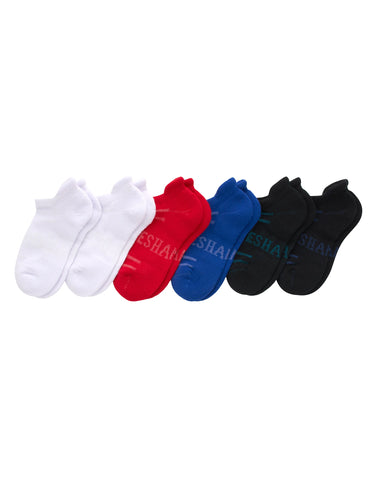 Hanes Moves Ultimate Boys' Seamless Stretch Heel Shield Socks, 6-Pairs