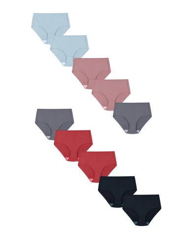 Hanes Breathable Mesh Women's Brief Underwear, 10-Pack