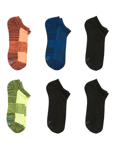 Hanes Boys' Performance No Show Socks, X-Temp, 6-Pairs