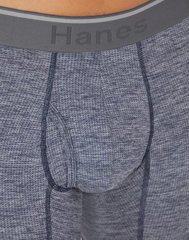 Hanes Comfort Flex Fit Men's Breathable Stretch Mesh Boxer Brief Underwear, Red/Green/Black, 3-Pack