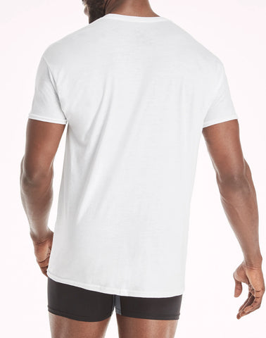Hanes Comfort Flex Fit Men's White Modal Undershirt, 3-Pack