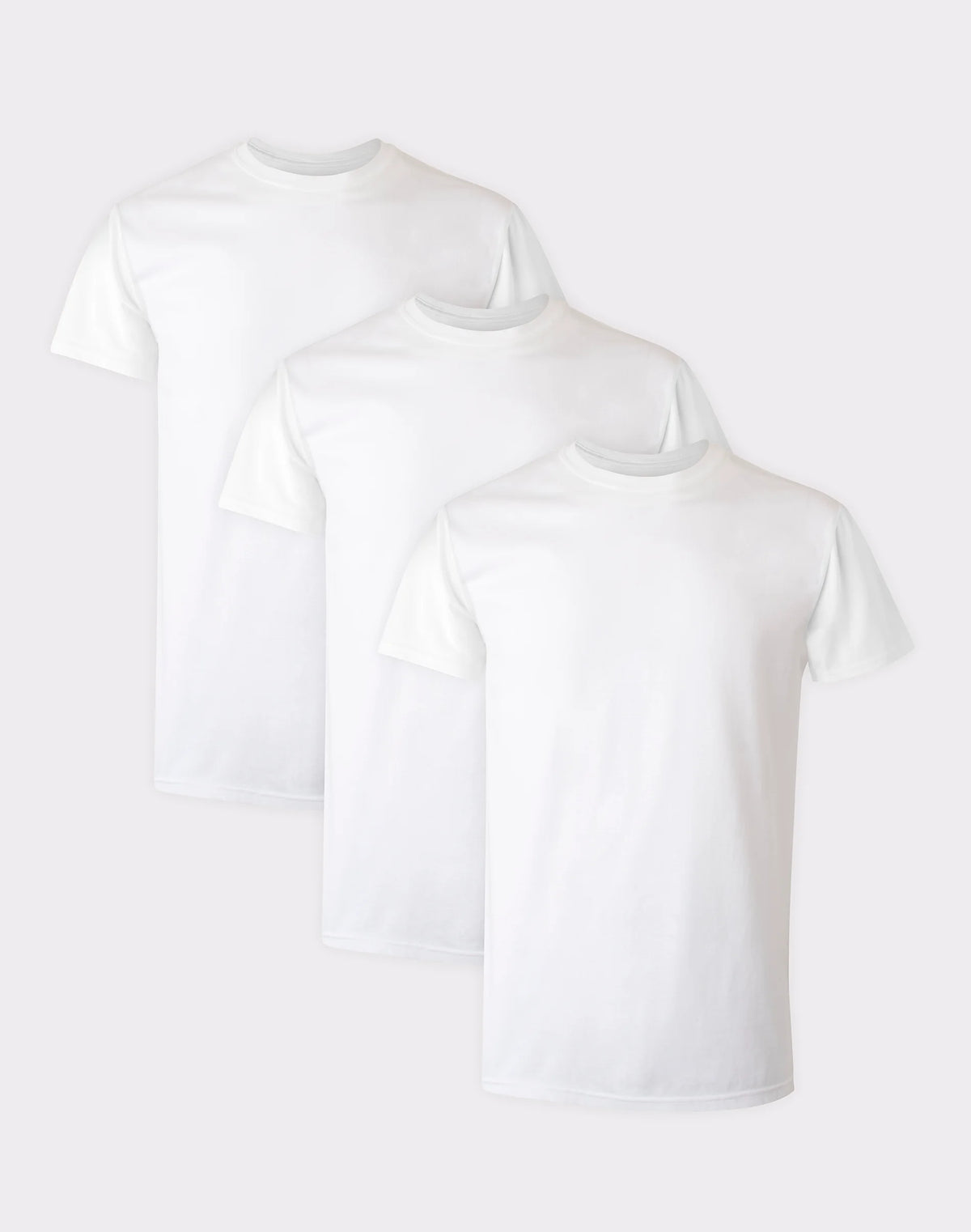 Hanes Comfort Flex Fit Men's White Modal Undershirt, 3-Pack