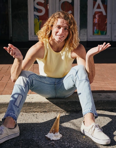 Hanes Unisex Garment Dyed Cotton Tank