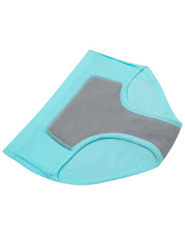 Hanes Confident Nights Girls' Heavy Absorbency Underwear Briefs, 3-Pack, Pink/Aqua/Multi