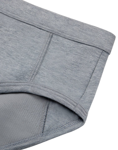 Hanes Girls' Absorbency Underwear Briefs Pack, 3-Pack, Confident Nights, Cotton