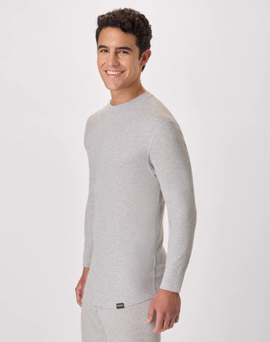 Hanes Men's Long-Sleeve Thermal Shirt, Reversible, Crewneck