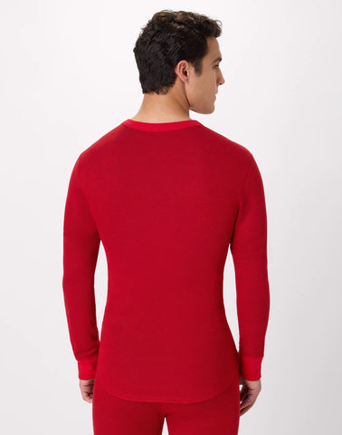 Hanes Men's Long-Sleeve Thermal Shirt, Reversible, Crewneck